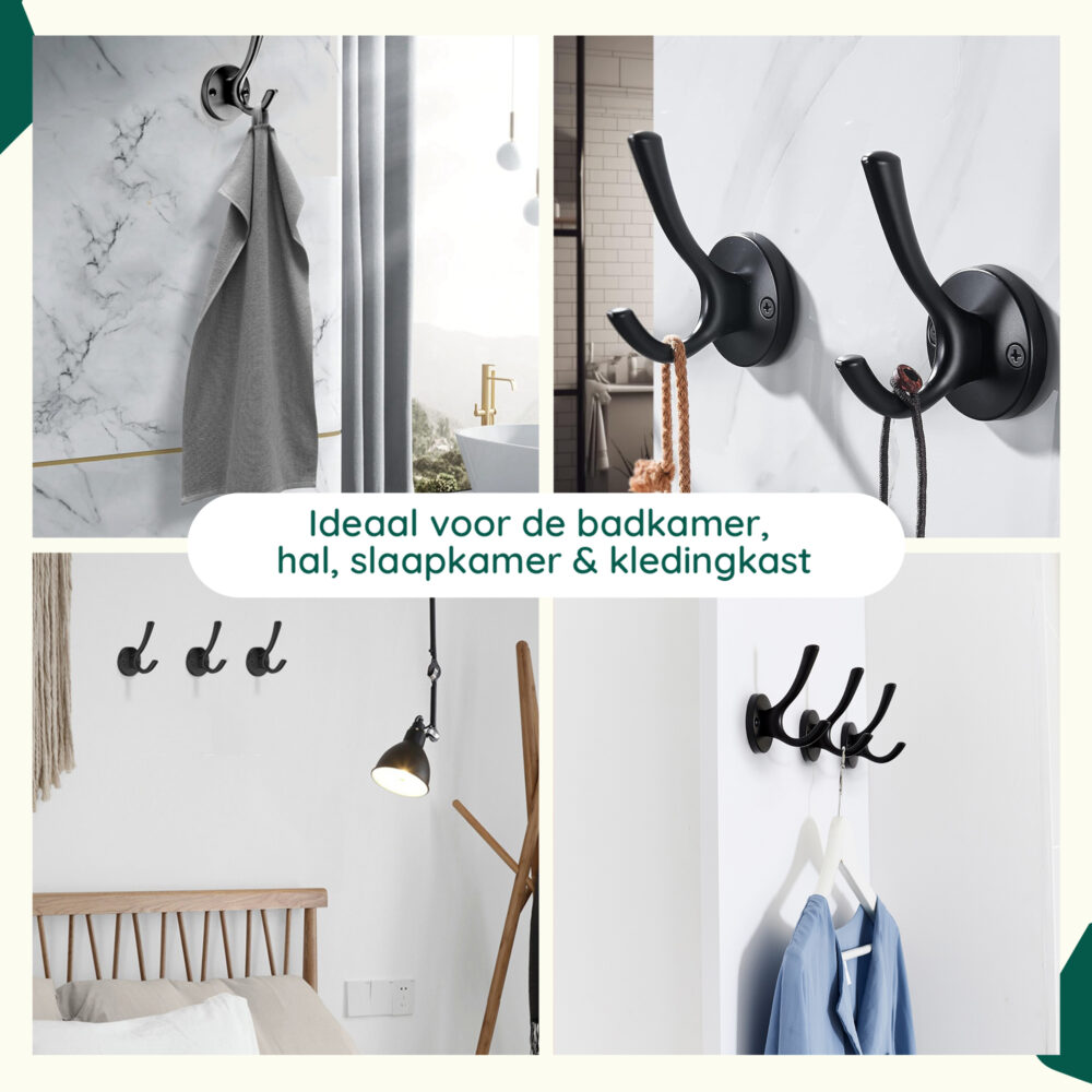 zwarte kapstokhaken afbeelding 7