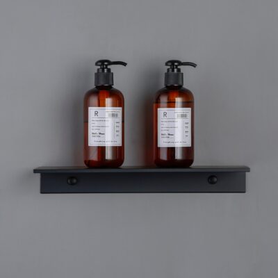 Metalen wandplank zwart afbeelding 6