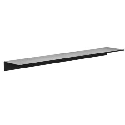 metalen wandplank zwart 60 cm afbeelding 2