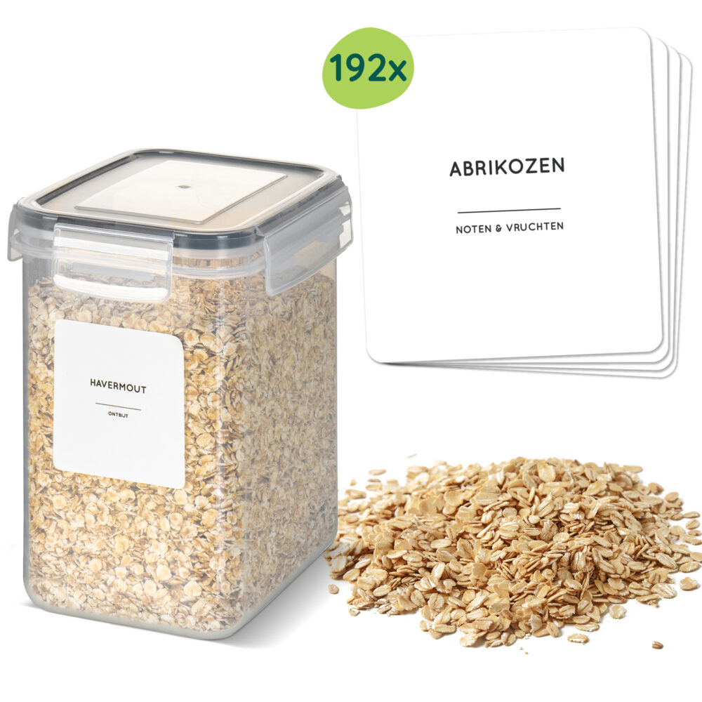 Keukenlabels voorraadkast organiseren afbeelding 3