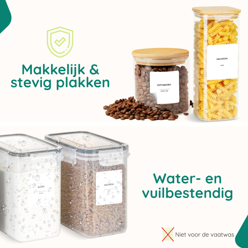 Keukenlabels voorraadkast organiseren afbeelding 6