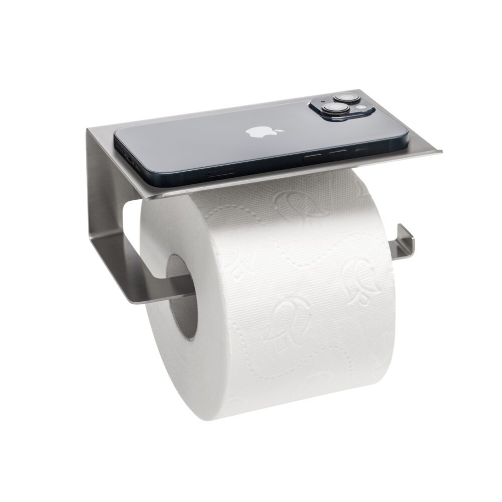 Toiletrolhouder met plankje afbeelding 3