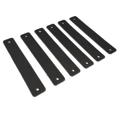 Leren handgreep zwart afbeelding 2