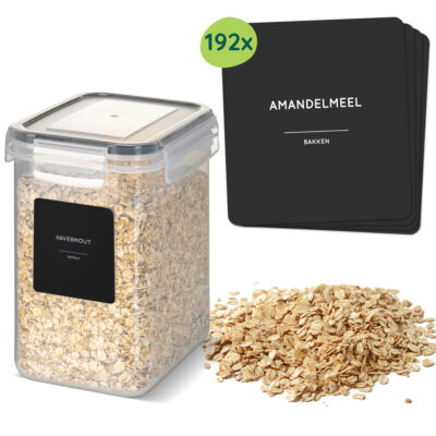 Keukenlabels zwart afbeelding 3