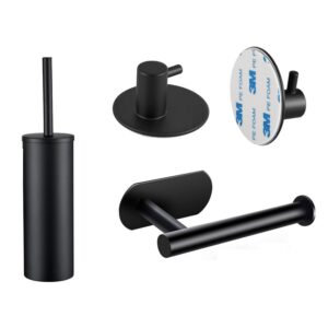 XIVADA Toilet set - Toiletborstel - Wc rolhouder - Handdoekhaken