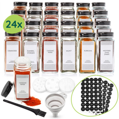 Kruidenpotjes set 24 stuks afbeelding 1