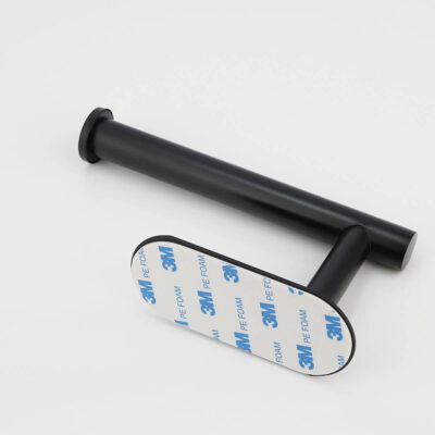 Toilet accessoires zwart zonder boren afbeelding 6