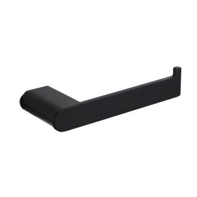 Zwarte toiletrolhouder modern design afbeelding 1