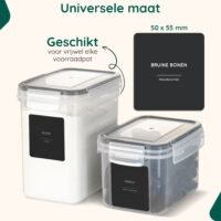 Keukenlabels zwart afbeelding 5