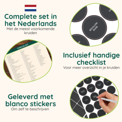 Kruidenlabels zwart afbeelding 5