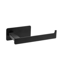 Zelfklevende toiletrolhouder zwart afbeelding 2