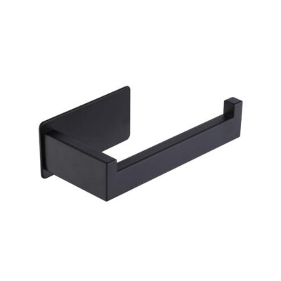 Zwarte toilet accessoires set afbeelding 2