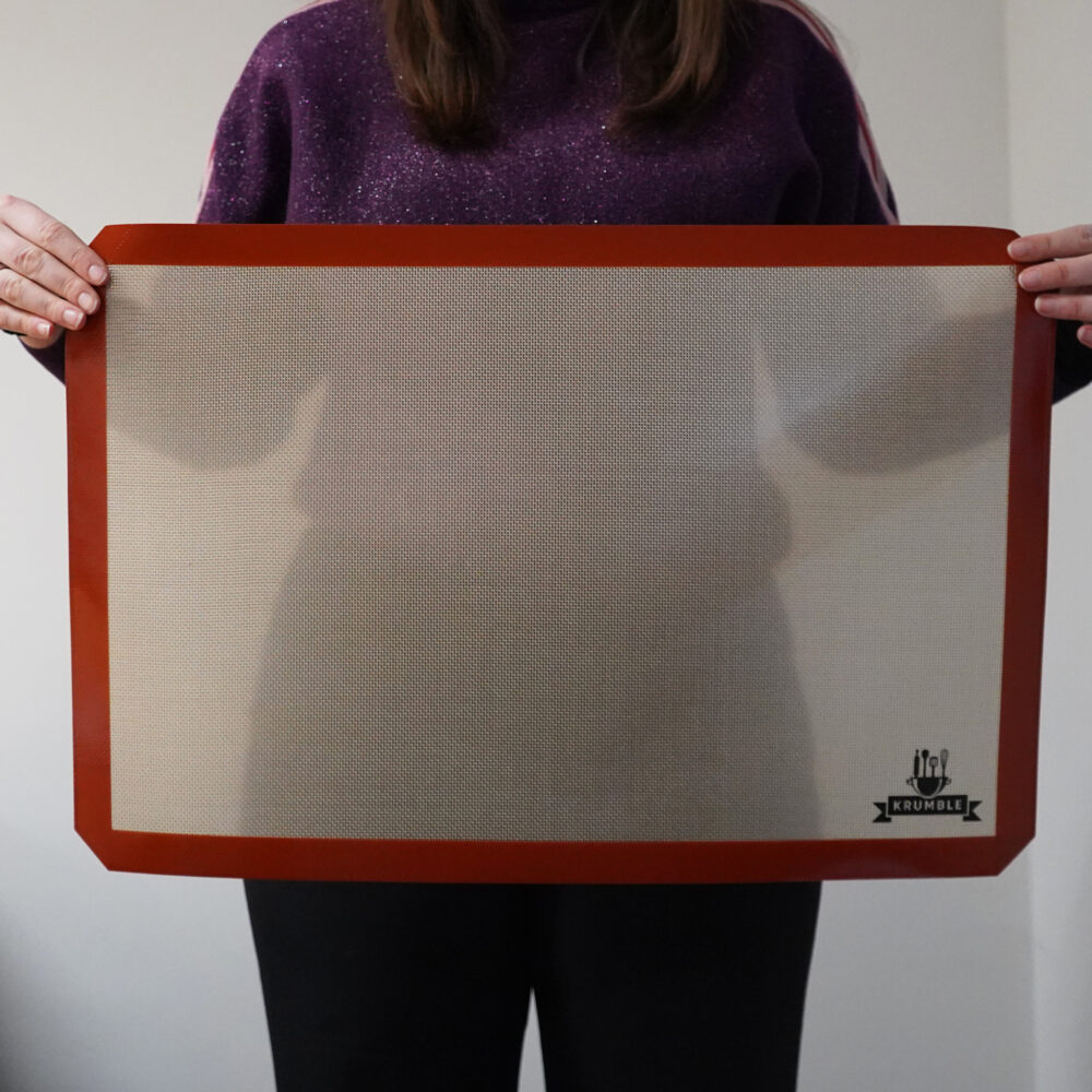 Krumble Siliconen bakmat – Silicoon – Glasvezel – Bruin – 40×60 cm