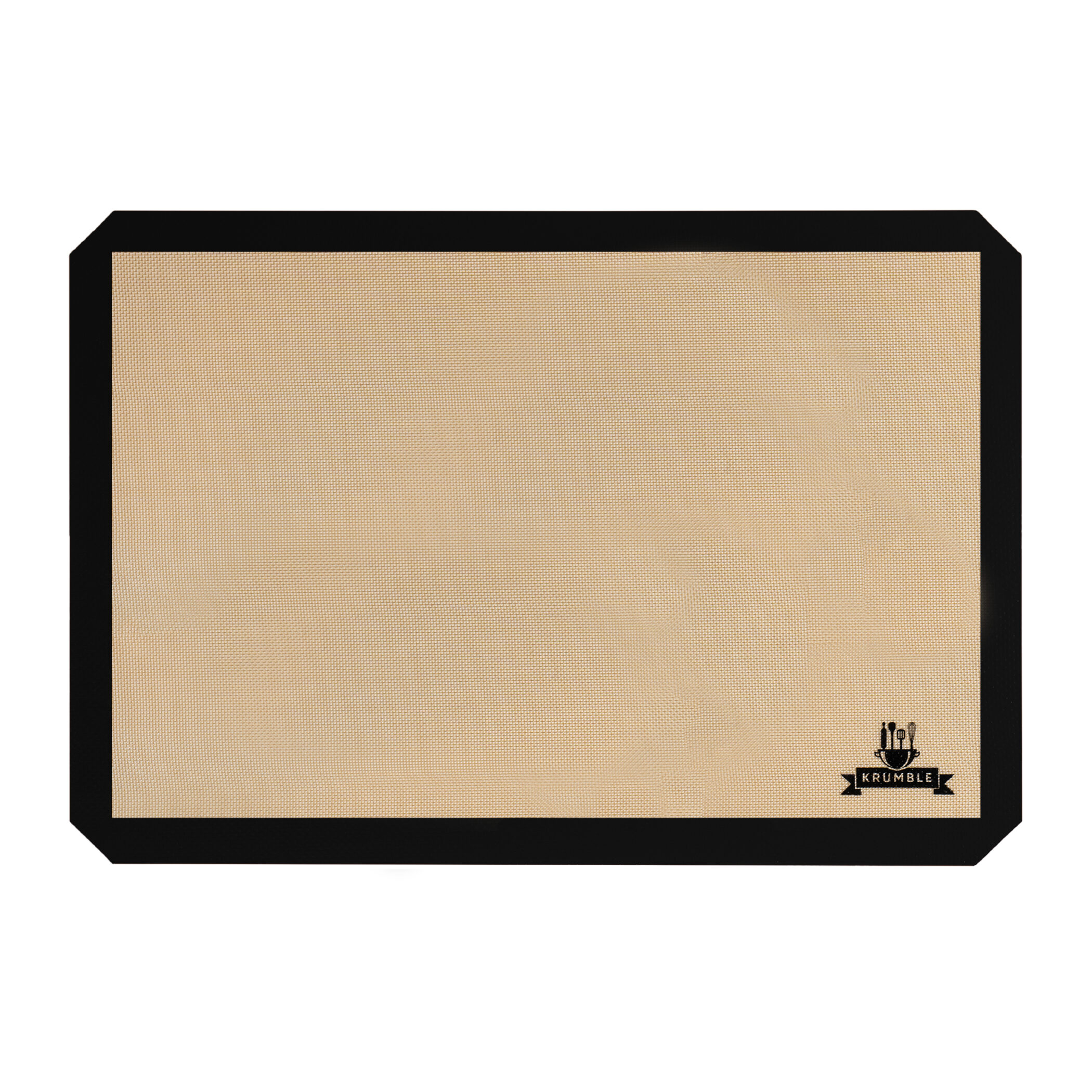 Krumble Siliconen bakmat - Silicoon - Glasvezel - Zwart - 40x60 cm