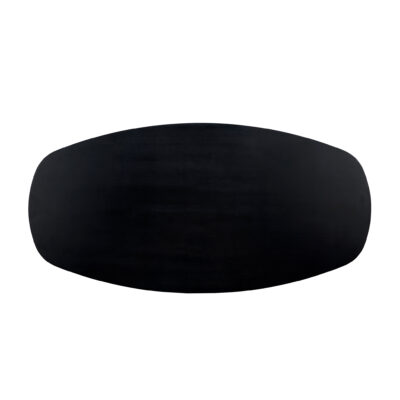 Eettafel, tafel, Zwarte eettafel, eettafel zwart, Eettafel deens ovaal, Deens ovaal eettafel, Houten eettafel, Eettafel hout, Mangohouten eettafel, Eettafel mangohout