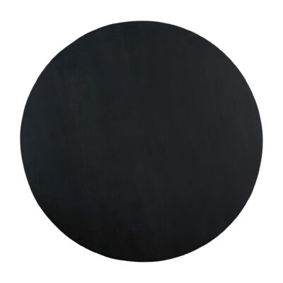 Ronde eettafel, eettafel rond, Zwarte eettafel, eettafel zwart, Zwarte ronde eettafel, eettafel, tafel, eettafel 130 cm, Mangohouten eettafel, eettafel mangohout, Houten eettafel, Eettafel hout