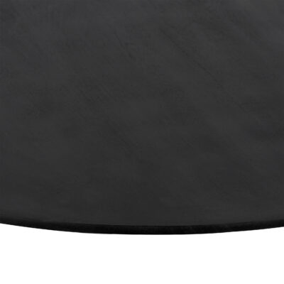 Ronde eettafel, eettafel rond, Zwarte eettafel, eettafel zwart, Zwarte ronde eettafel, eettafel, tafel, eettafel 130 cm, Mangohouten eettafel, eettafel mangohout, Houten eettafel, Eettafel hout