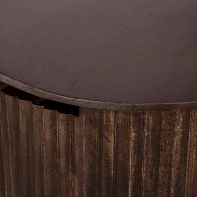 bijzettafel, ronde bijzettafel, bijzettafel rond, bijzettafel Lonne, detail