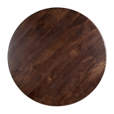 ronde Lila eettafel, ronde eettafel van hout, eettafel, tafel, boven