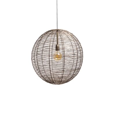 Hanglamp NATHAN antiek brons Ø55x55cm