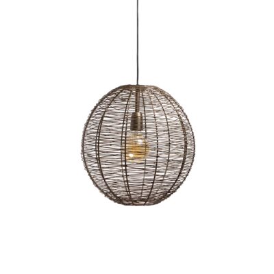 Hanglamp NATHAN antiek brons Ø45x45cm