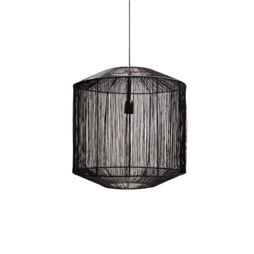 Hanglamp SENNA mat zwart Ø50x54cm – Default Title