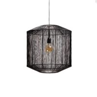 Hanglamp SENNA mat zwart Ø40x43cm – Default Title
