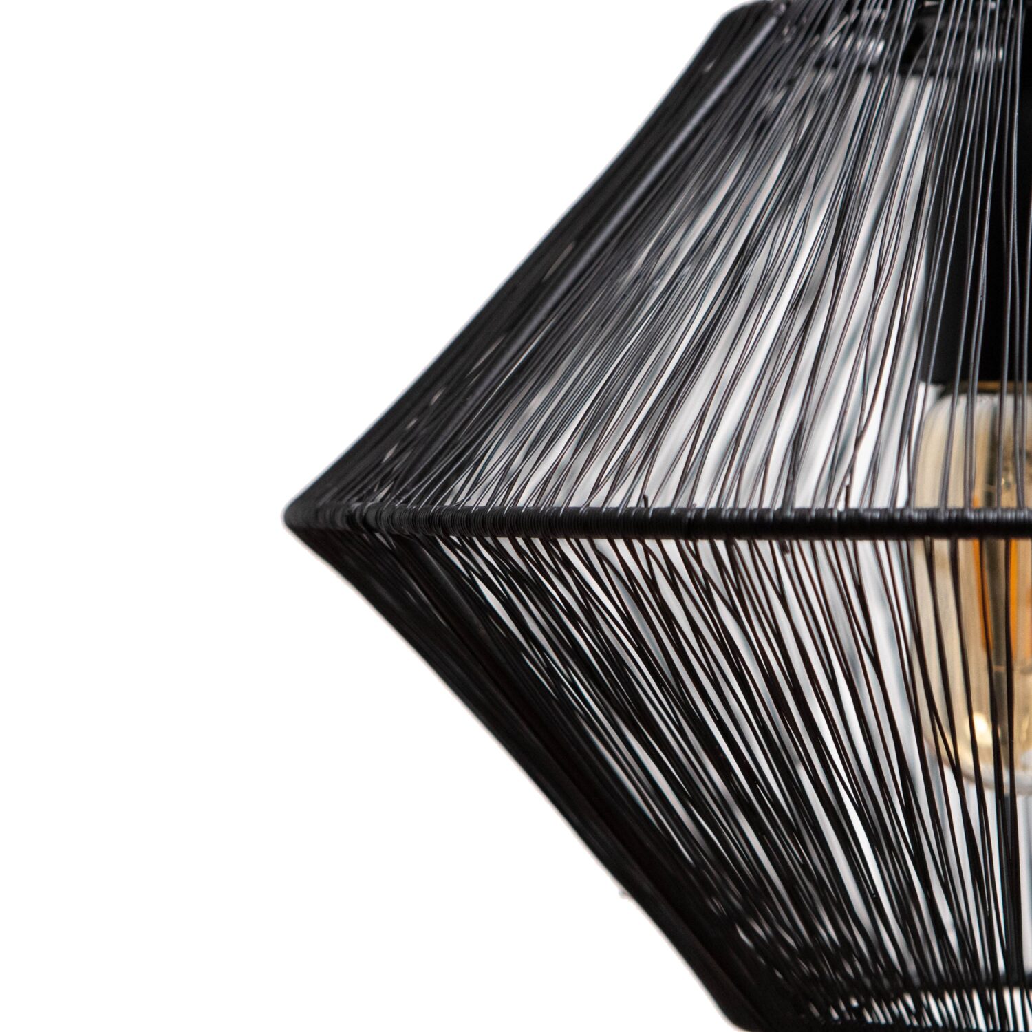 Hanglamp CHARLY mat zwart Ø30x20cm