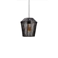 Hanglamp MILA mat zwart Ø22x24cm