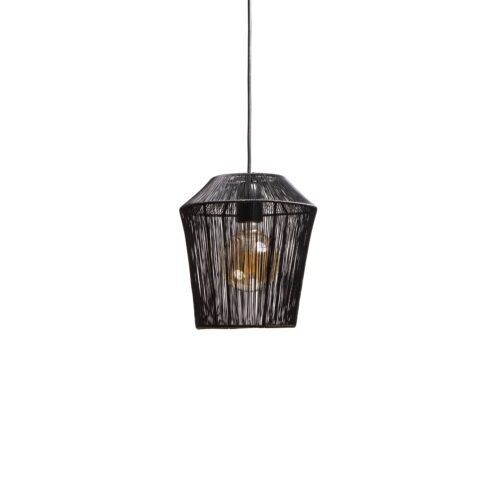 Hanglamp MILA mat zwart Ø33x36cm – Default Title