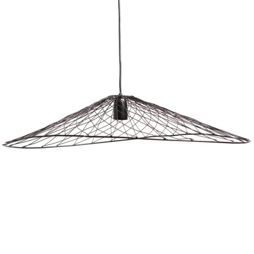 Hanglamp OLIVER mat zwart 70x60x15cm – Default Title