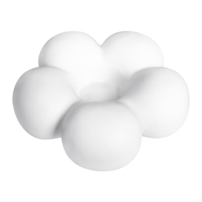 Bloemvormige kaarsenhouder, decoratief object, bloemvorm kandelaar, kaarsenonderzetter, kaarsenhouder, kaarsenstandaard, witte keramische kandelaar, kaarsenhouder, kandelaar, bloemvormige design, keramische kandelaar,