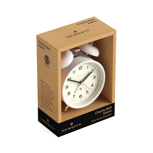 Newgate Echo Alarm Clock in White