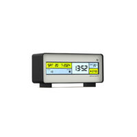 Newgate Futurama LCD/FUTUR2 LCD-wekker met witte rand