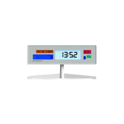 Newgate Supergenius LCD/SUPER2 – Wit – LCD Wekker