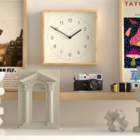 Newgate Fiji FIJ236LB Wandklok in Bamboe – Cijfers