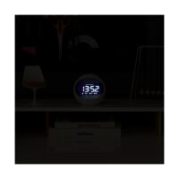 Newgate Centre of the Earth LCD/COTE2 LCD-wekker in wit