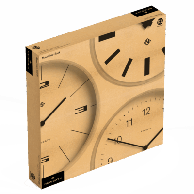 Newgate Mauritius MAU236LB Wall Clock in Bamboe – Cijfers