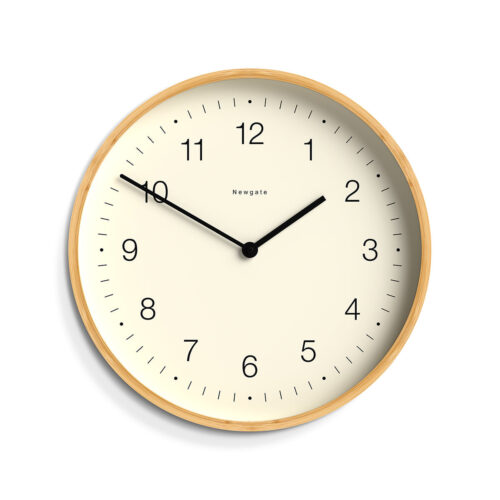 Newgate Mauritius MAU236LB Wall Clock in Bamboe – Cijfers