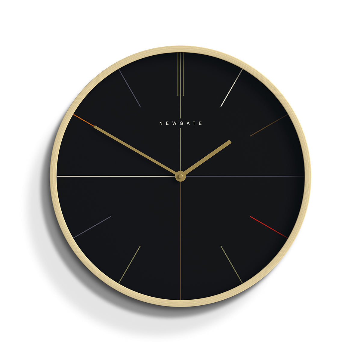 Newgate Mr Clarke Hockey Wall Clock in Pale Plywood