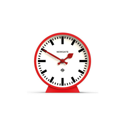 Newgate M Mantel Railway Clock in Red