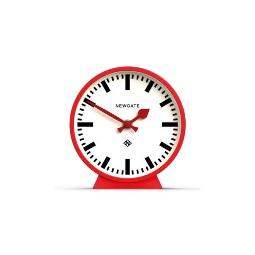 Newgate M Mantel Railway Clock in Red