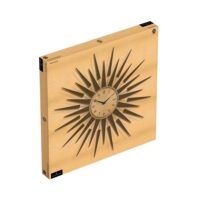 Newgate Pluto PLUTOG – Donker hout – Wandklok