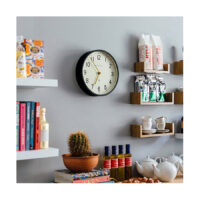 Small Grey Wall Clock - Mid-Century Modern - Newgate Master Edwards LUGG371BGY (homeware) 1 copy