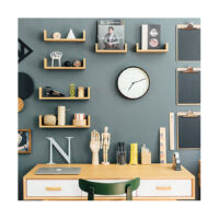 Small Minimalist Wall Clock - Modern Dark Plywood - Newgate Mr Clarke MRC160DPLY28 (room decor) 1 copy