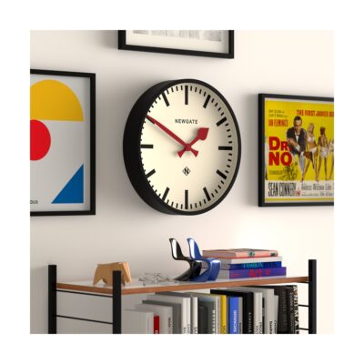 Newgate Universal Wandklok – Zwart