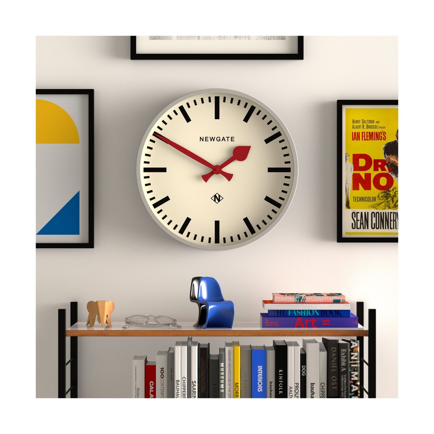Newgate Universal Wall Clock in Grey