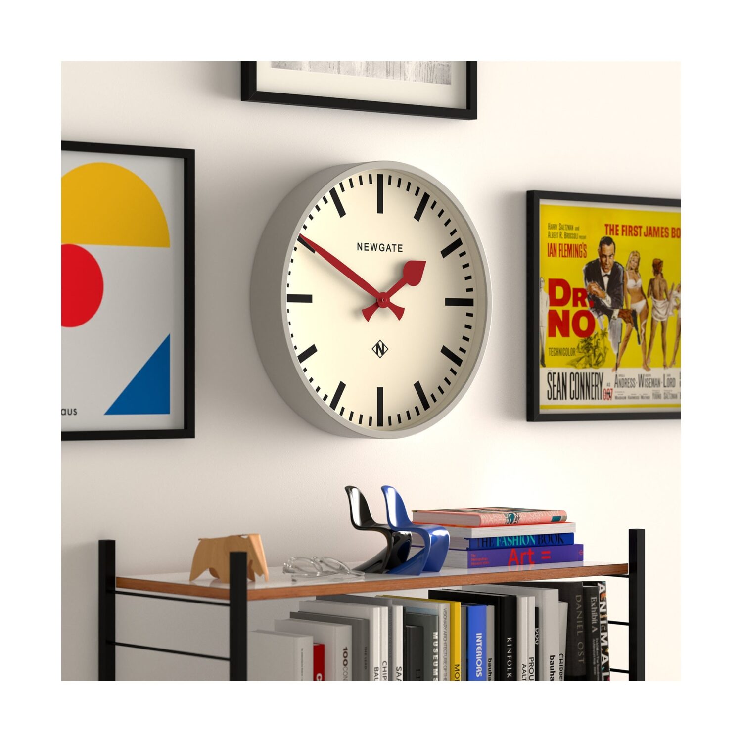 Newgate Universal Wall Clock in Grey