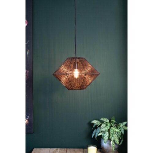 Hanglamp CHARLY antiek brons Ø40x27cm – Default Title
