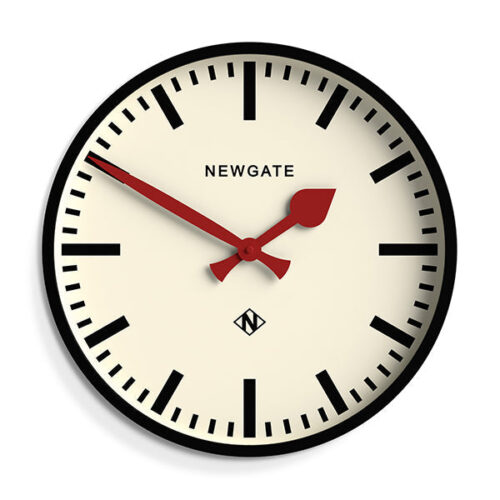 Newgate Universal Wandklok – Zwart